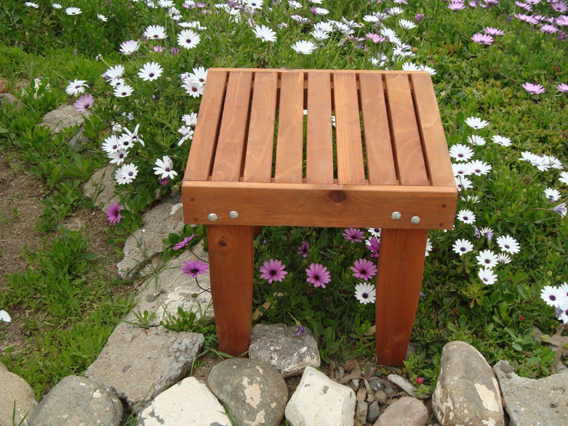 Redwood Side Table