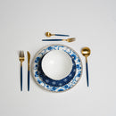 Gem Blue White Dinnerware