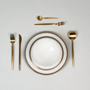 Ripple Gold Rim Plates