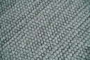 6x9 and 8x10 Solid Gray Wool Blend Felted Chunky Hand Woven Area Rug
