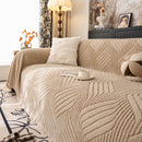 Plush Fleece Washable Sofa Throw Blanket, Soft & Cozy Furniture Protector for Couch