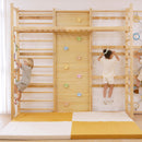 Monkey Bar Attachment – For 79 Inch MODULAR Walnut Swedish Ladder