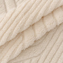 Plush Fleece Washable Sofa Throw Blanket, Soft & Cozy Furniture Protector for Couch
