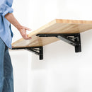 SafeRacks Wall Mounted Folding Worktop - Soft Close Edition