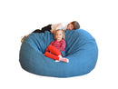 Bean Bag Loveseat Comfy Bean Family- Cotton, Organic Cotton, Hemp