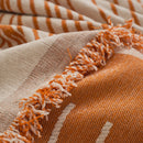 Chenille Striped Sofa Throw Blanket, Furniture Throw Covers Living Room Couch Cover