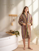Pom Pom Bathrobe