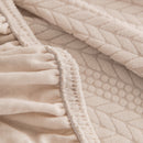 High Stretch Wheat Ear Embossed Textured Couch Slipcover, Water Repellent Sofa Cover