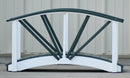 Poly Ornamental 3' Landscape Bridge, Green and White