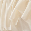 Cute Dotted Stripe Couch Protector, Non-Slip Washable Sofa Cover with Ruffled Skirt