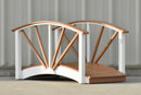 Poly Ornamental 3' Landscape Bridge, Carmel/White