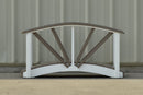 Poly Ornamental 3' Landscape Bridge, Clay/White