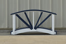 Poly Ornamental 3' Landscape Bridge, Patriot Blue/White