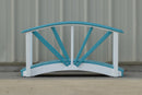 Poly Ornamental 3' Landscape Bridge, Aruba/White