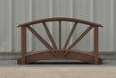 Poly Ornamental 3' Landscape Bridge, Mahogany