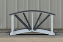 Poly Ornamental 3' Landscape Bridge, Gray/White