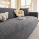 Embossed Lines Couch Covers Stretchable Non-Slip & Washable Sofa Slipcovers