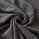Embossed Lines Couch Covers Stretchable Non-Slip & Washable Sofa Slipcovers