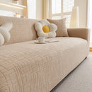 Embossed Lines Couch Covers Stretchable Non-Slip & Washable Sofa Slipcovers