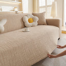 Embossed Lines Couch Covers Stretchable Non-Slip & Washable Sofa Slipcovers