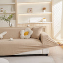 Embossed Lines Couch Covers Stretchable Non-Slip & Washable Sofa Slipcovers