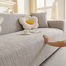Embossed Lines Couch Covers Stretchable Non-Slip & Washable Sofa Slipcovers