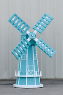 46" Octagon Poly Dutch Windmill, (Aruba Blue/White)