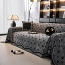 Chenille Jacquard Sofa Throw Cover Blanket, Luxury Thick Woven Couch Cover for Sofa
