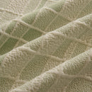 Sofa Cover Throw with Subtle Textured Stripes Lightweight Smooth Couch Slipcover