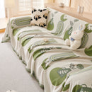 Decorative Throw Blankets for Couch Reversible Chenille Furniture Throw Covers for Sectional Sofa