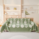 Decorative Throw Blankets for Couch Reversible Chenille Furniture Throw Covers for Sectional Sofa