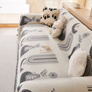 Decorative Throw Blankets for Couch Reversible Chenille Furniture Throw Covers for Sectional Sofa