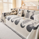 Decorative Throw Blankets for Couch Reversible Chenille Furniture Throw Covers for Sectional Sofa