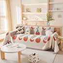 Decorative Throw Blankets for Couch Reversible Chenille Furniture Throw Covers for Sectional Sofa