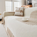 Soft Cozy Chenille Sofa Throw Blanket and Sectional Seat Covers, Scratch Resistant Sofa Couch Covers