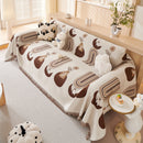 Decorative Throw Blankets for Couch Reversible Chenille Furniture Throw Covers for Sectional Sofa
