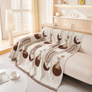 Decorative Throw Blankets for Couch Reversible Chenille Furniture Throw Covers for Sectional Sofa