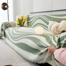 Soft Cozy Curved Throw Blankets for Couch, Sofa, Bed, Travel, Decorative Blankets for Women, Men, Kids Gift