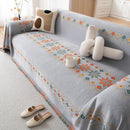 Bohemian Geometric Sofa Throw Cover, Cozy & Protective Ethnic-Inspired Couch Cover