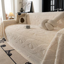Soft Plush Fleece Throw Blanket for Couch Solid Cute Warm Couch Cover Blanket for Winter