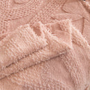 Soft Plush Fleece Throw Blanket for Couch Solid Cute Warm Couch Cover Blanket for Winter