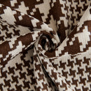 Chenille Houndstooth Couch Cover, Chaise Lounge Blanket Cover, Sectional Couch Scratch Protector