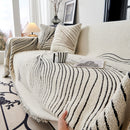 Cozy Striped Sofa Throw Blanket L Shaped Sectional Couch Covers Luxury Throws for Sofas