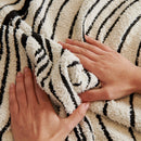 Cozy Striped Sofa Throw Blanket L Shaped Sectional Couch Covers Luxury Throws for Sofas