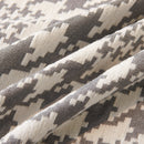 Chenille Houndstooth Couch Cover, Chaise Lounge Blanket Cover, Sectional Couch Scratch Protector