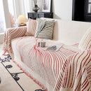 Cozy Striped Sofa Throw Blanket L Shaped Sectional Couch Covers Luxury Throws for Sofas