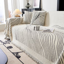 Cozy Striped Sofa Throw Blanket L Shaped Sectional Couch Covers Luxury Throws for Sofas