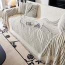 Cozy Striped Sofa Throw Blanket L Shaped Sectional Couch Covers Luxury Throws for Sofas