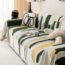Colorful Chenille Sofa Throw Cover, Fashionable Soft Washable Couch Protector, Sectional Sofa Covers