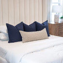 Mori Floral Block Printed Pillow Cover | Sage Green | Long Lumbar
